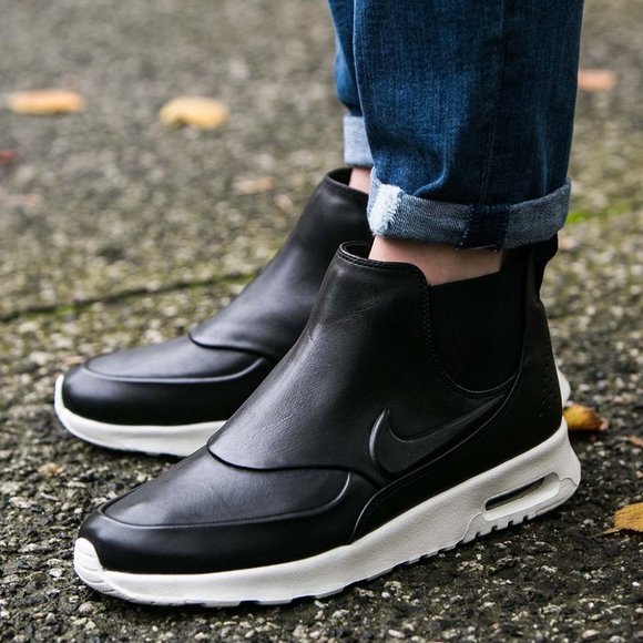 Nike Air Max Thea Mid Black Sail Noir 859550-001 Women's Shoes Boot NEW - Picture 4 of 10